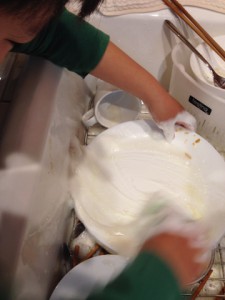 茶碗洗い小学生